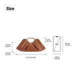 Load image into Gallery viewer, JW PEI Women's Lila Metal Frame Clutch - Brown
