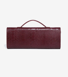Beaguful Womens Fashion Leather Clutch Bag Crocodile Print Evening Handbag Crossbody Tote Bag Emerald