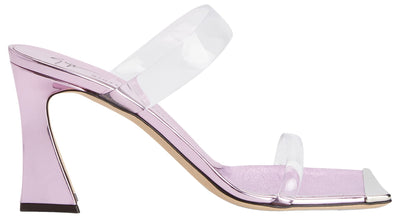 Giuseppe Zanotti, Flaminia Plexi Sandals, 7, Pink
