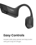 Load image into Gallery viewer, SHOKZ OpenRun Bone Conduction Headphones,Open-Ear Bluetooth Wireless Sport Headphones for Running &amp; Workout,Sweat Resistant, Long 8H Playtime,Mic,Hair Band-Standard-Black
