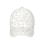 Load image into Gallery viewer, C.C Leopard Pattern Baseball Cap for Women Unisex - Adjustable Stretch Fit Daily Hat Cap (White)
