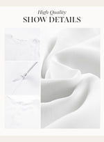 Load image into Gallery viewer, Dokotoo Womens Ladies Fashion 2024 Elegant Summer Casual Sexy Off Shoulder Halter Neck Ruffle Chiffon Sleeveless One Piece Short Rompers Jumpsuits for Women Short,White Medium

