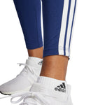 Load image into Gallery viewer, adidas Women&#39;s Essentials 3-Stripes Cotton Leggings, Dark Blue/White

