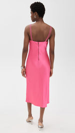 Load image into Gallery viewer, alice + olivia Women&#39;s Kiro V Neck Slip Dress, Wild Pink, 0
