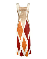 Load image into Gallery viewer, CHICME Women's Summer Maxi Dress Casual Thick Strap Square Neck Boho Sundress Split Travel Vacation Dresses with Pockets Multicolor-M
