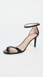 Load image into Gallery viewer, Stuart Weitzman Women's Nudist II Sandal 75, Black, 7 Medium US
