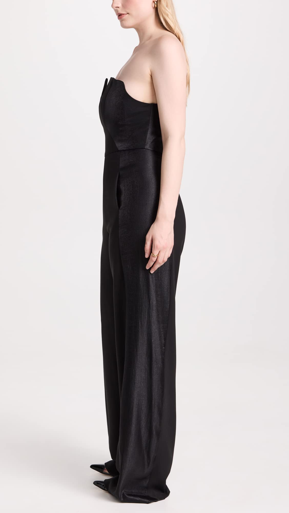 Black Halo Women's Lena Jumpsuit, Black, 12