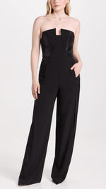 Load image into Gallery viewer, Black Halo Women's Lena Jumpsuit, Black, 2
