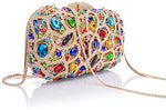 Load image into Gallery viewer, MOSSMON Luxury Crystal Clutch Rhinestones Evening Bag (Gold/colorful)
