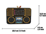 Load image into Gallery viewer, Boutique De FGG Retro Crystal Clutch Purses for Women Luxury Rhinestone Evening Bag Novelty Formal Party Clutch Handbag,Mini,Black Boombox
