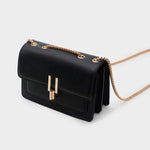 Load image into Gallery viewer, Crossbody Bags for Women Leather Cross Body Purses Cute Color-Block Designer Handbags Shoulder Bag Medium Size Black
