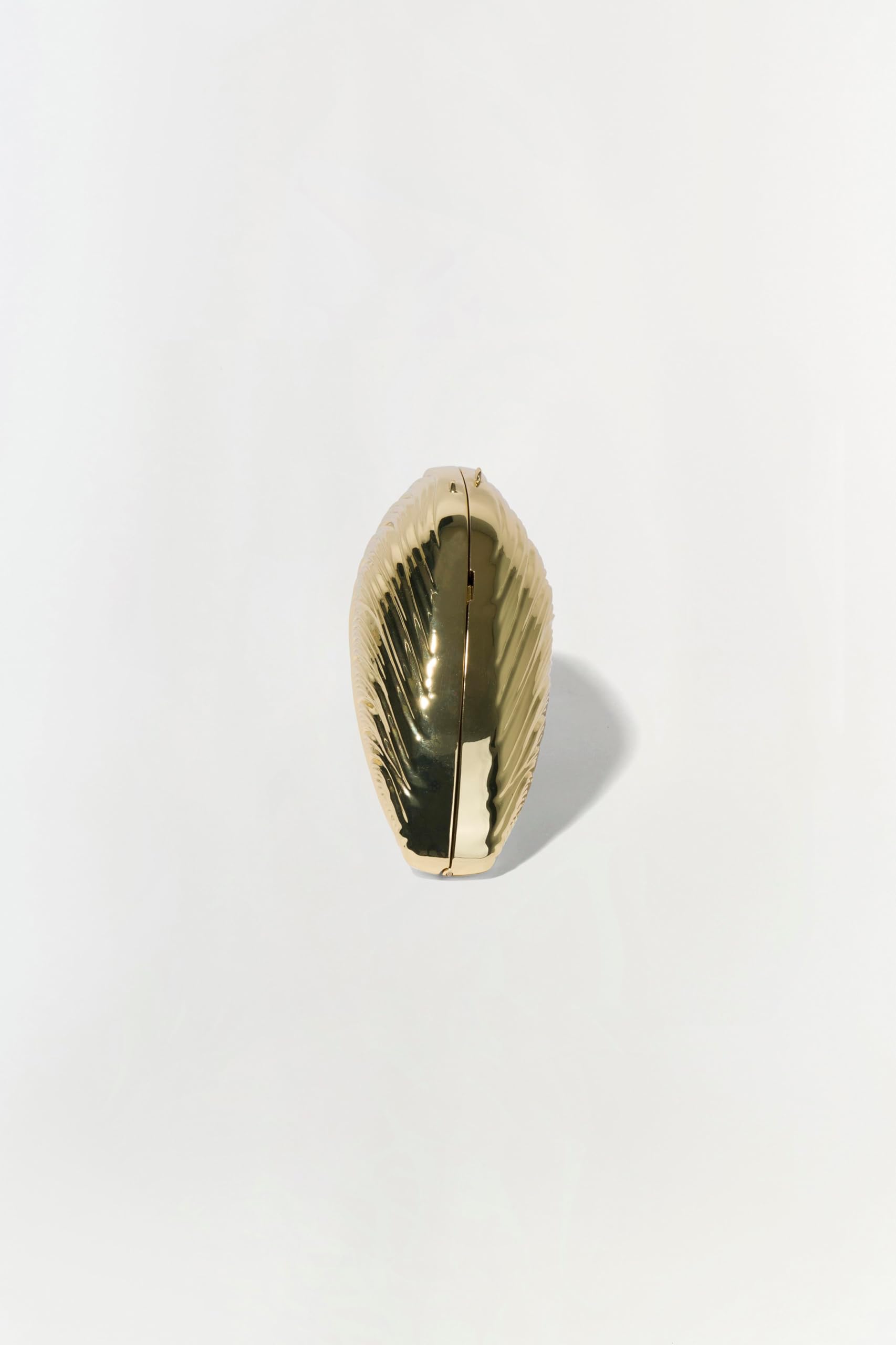 Bridget Mini Metal Oyster Clutch