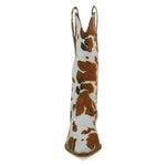 Load image into Gallery viewer, ARiderGirl Hanan Women Mid Calf Boots (Cow White Brown, 8.5)

