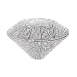 Load image into Gallery viewer, DEBIMY Rhinestone Evening Bag 3D Diamond Shape Crystal Clutch Purse for Wedding Formal Party Silver
