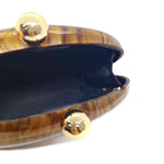 Load image into Gallery viewer, CUXVA Acrylic Shell Bag Luxury Marble Clutch Evening Purses for Women Glitter Handbag for Wedding Cocktail Party Prom
