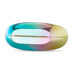 Load image into Gallery viewer, YYW Acrylic Evening Clutch Purse Moon Shape Unique Transparent Evening Handbag
