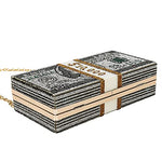 Load image into Gallery viewer, Classic Dollar Style Evening Bags With Diamond Shoulder Bag Wallet Clutch Gray
