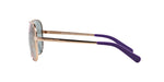 Load image into Gallery viewer, Michael Kors Women's MK5004 Chelsea Aviator Sunglasses, Rose Gold/Purple Mirrored, 59 mm
