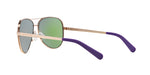Load image into Gallery viewer, Michael Kors Women's MK5004 Chelsea Aviator Sunglasses, Rose Gold/Purple Mirrored, 59 mm
