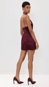 Retrofête Women's Giavanna Dress, Port, Red, S