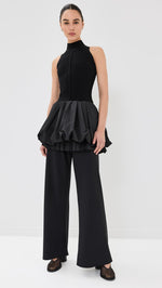 Load image into Gallery viewer, Sea Women&#39;s Belen Taffeta Knit Mini Bubble Dress, Black, M
