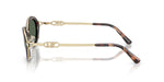 Load image into Gallery viewer, Michael Kors Womens MK1179 Key West Oval Sunglasses, Luggage Tortoise/G15 Green Monochromatic, 53 mm
