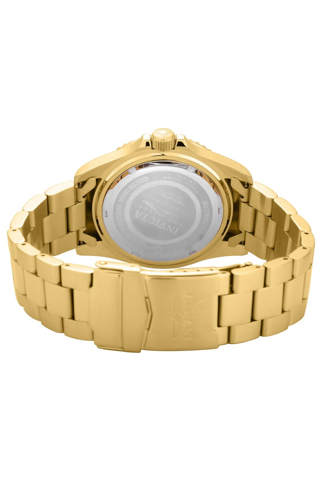 Invicta Mens Pro Diver Quartz Watch, Gold, 30025