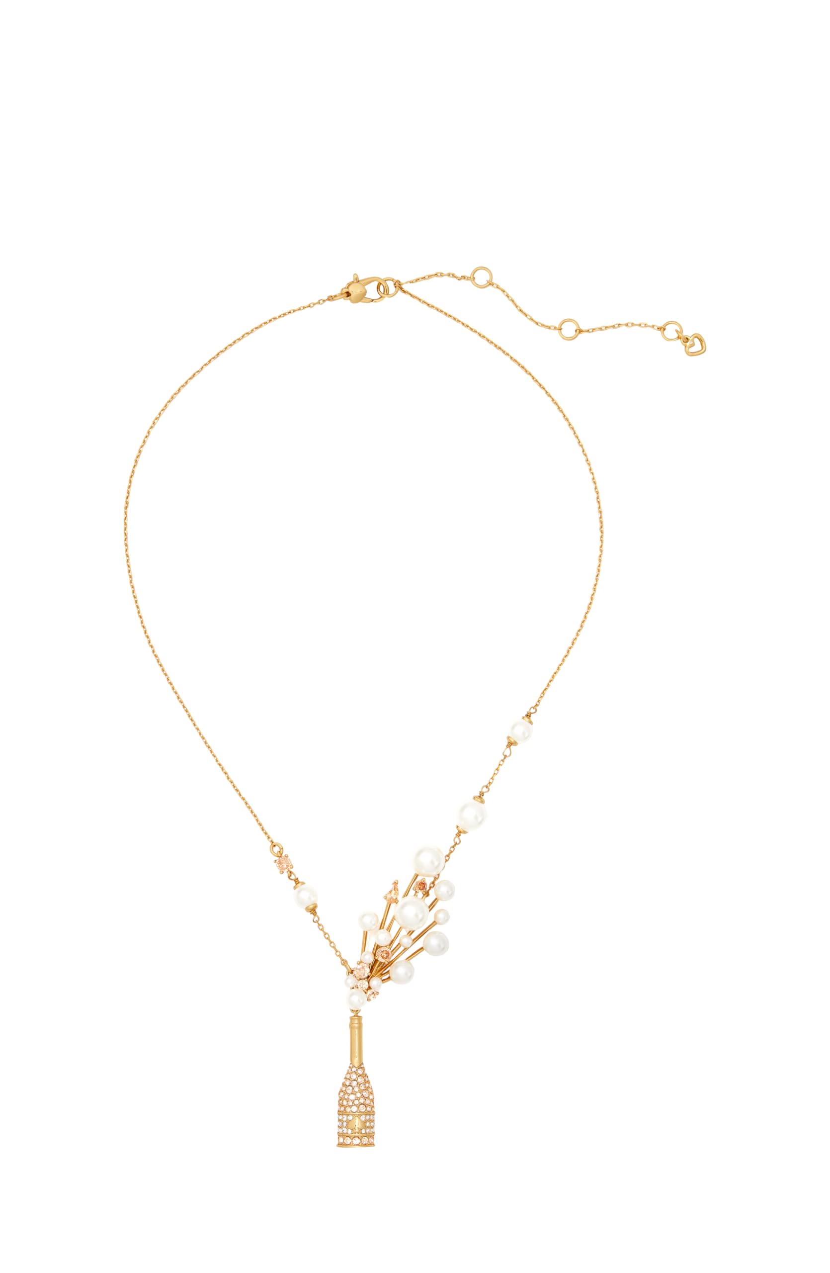 kate spade new york Cheers to That Statement Pendant, Champagne & Gold Color