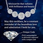 Load image into Gallery viewer, Smile Pendant Necklace for Women Moissanite Lab-Created Gem Jewelry for Women I Love You Wedding Anniversary Birthday Christmas Valentine Engagements Mothers Day for Wife Her Girlfriend Mom Daughter (Smile, 4.6CT)
