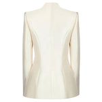 Load image into Gallery viewer, YSMLOIU 3 Pieces Womens Satin Suits Slim Fit Suit for Women Casual Dressy Pantsuits Womens' Tuxedo Formal Outfits Red 10
