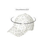 Load image into Gallery viewer, C.C Leopard Pattern Baseball Cap for Women Unisex - Adjustable Stretch Fit Daily Hat Cap (White)
