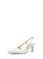 Load image into Gallery viewer, Michael Kors Women's Alora Mid Sling Pump, Optic White, 9
