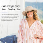 Load image into Gallery viewer, Wallaroo Women’s Victoria Sun Hat (Mixed Beige) – Wide Brim, Packable, Adjustable, Breathable, Lightweight Mesh – Comfortable All Day Sun Protection for Outdoor Summer Activities and Travel Friendly
