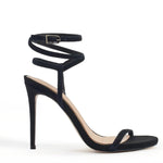 Load image into Gallery viewer, Coutgo Womens Strappy Heels Sandals Lace up Sexy High Heeled Ankle Strap Summer Dress Shoes
