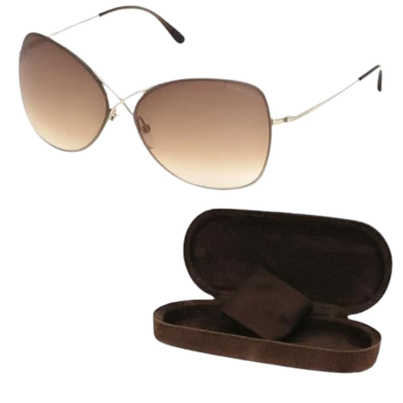 Tom Ford FT0250 COLETTE Butterfly Shape Sunglasses With Luxury Eyewear Kit
