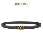 Load image into Gallery viewer, Aurolran Women's Leather Belt with Buckle - Ideal for Dresses, Jeans, and Coats
