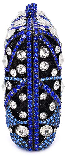 MOSSMON Luxury Crystal Clutch Women Rhinestone Evening Bag for Party and Wedding