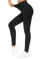 Load image into Gallery viewer, THE GYM PEOPLE Thick High Waist Yoga Pants with Pockets, Tummy Control Workout Running Yoga Leggings for Women (Small, Black)
