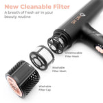 Load image into Gallery viewer, Skin Research Institute DryQ “Smart” Hair Dryer - Super Lightweight, Foldable - Powerful, Quiet Motor - Infrared and Ionic Technology - 3 Magnetic Attachments - Heat Control with Locking Switch
