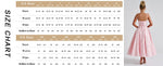 Load image into Gallery viewer, EBAKUS Tea Length Prom Dresses for Women Midi Elegant Square Neck Jacquard Floral Satin Bridesmaid Dress Pink A-Line Spaghetti Straps Evening Dress with Bow Size 6
