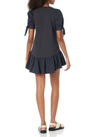 Load image into Gallery viewer, Cinq à Sept Womens Leo Dress, Navy, Medium US
