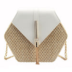 Load image into Gallery viewer, Bausweety Women's Crossbody Bag Cute Straw Shoulder Bag
