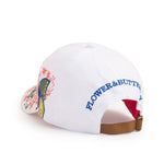 Load image into Gallery viewer, Trucker Hats California H Womens Hat Trendy Creativity Flowers Butterfly Sequins Embroidered Baseball Cap White
