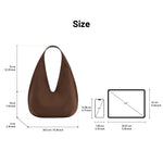 Load image into Gallery viewer, JW PEI Women's Dara Faux Suede Hobo Bag - Mocha Brown
