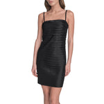 Load image into Gallery viewer, BCBG Women's Strapless Layered Sheath Cocktail Mini Dress, Black
