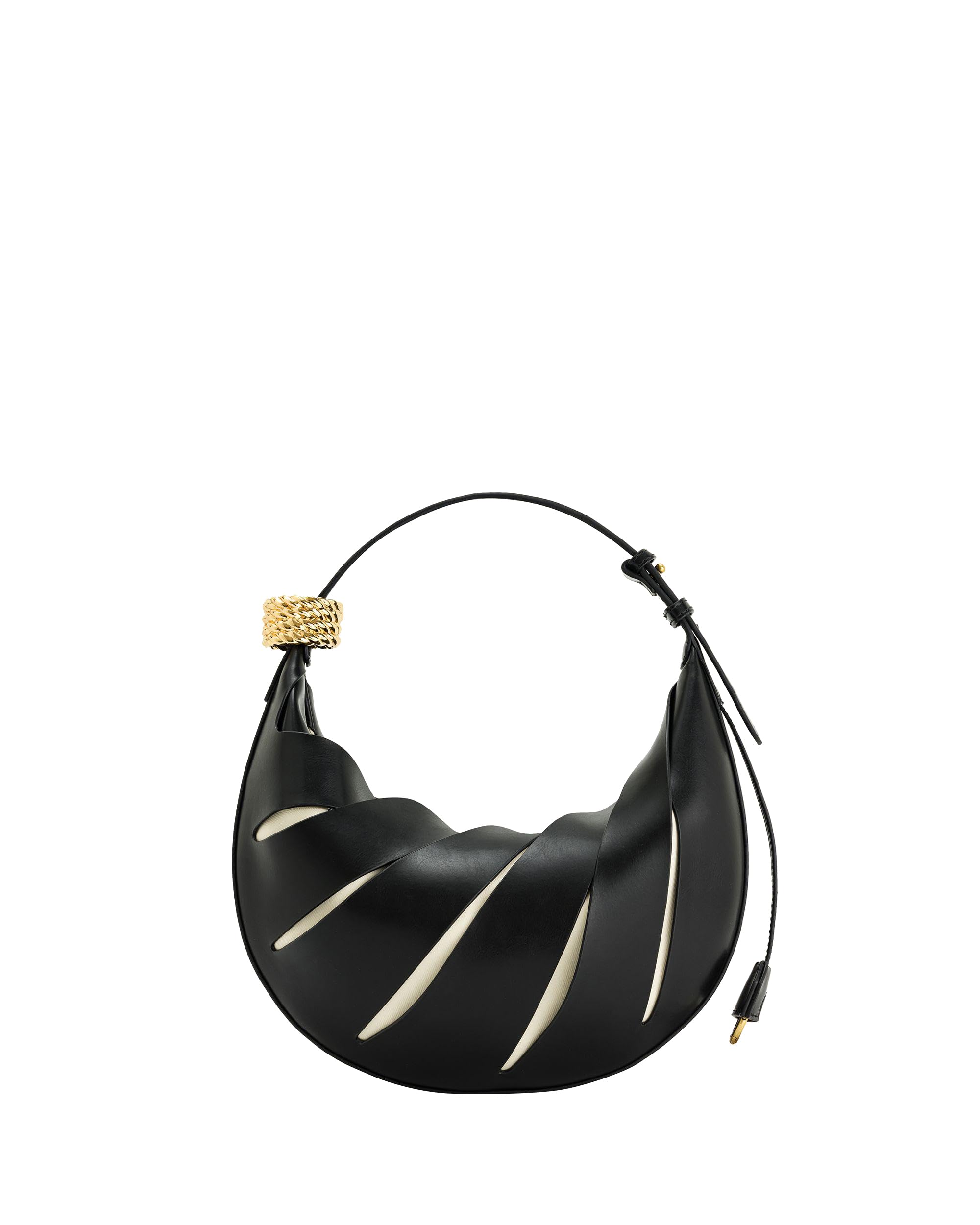 JW PEI Women's Jana Hollow Out Shoulder Bag - Black