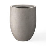Load image into Gallery viewer, Kante 21.7&quot; H Weathered Concrete Tall Planter, Large Outdoor Indoor Decorative Pot with Drainage Hole and Rubber Plug, Modern Round Style for Home and Garden
