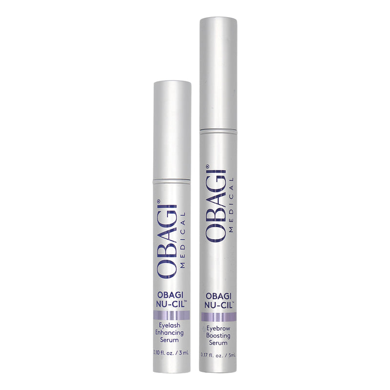Obagi Nu-Cil Eyelash Enhancing Serum & Eyebrow Boosting Serum Set – Clinically Proven Formulas for Thicker & More Defined Looking Lashes & Fuller Looking Eyebrows