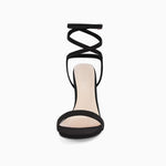 Load image into Gallery viewer, Coutgo Womens Strappy Heels Sandals Lace up Sexy High Heeled Ankle Strap Summer Dress Shoes
