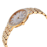 Load image into Gallery viewer, Bulova Ladies&#39; Crystal Phantom Gold Tone Stainless Steel 2-Hand Quartz Watch, 440 Crystals and Pave Dial Style: 98L263
